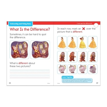 Disney Magical Adventures Kindergarten Workbooks for Kids