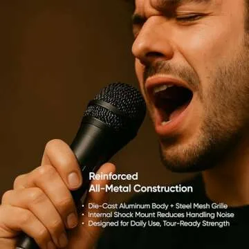 Bowens Dynamic Microphone XLR with 15ft Cable for All