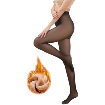 Stay Warm and Stylish with Apriddeo Fleece Lined Tights for Women