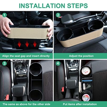 Car Seat Gap Organizer - Reduce Driving Distractions