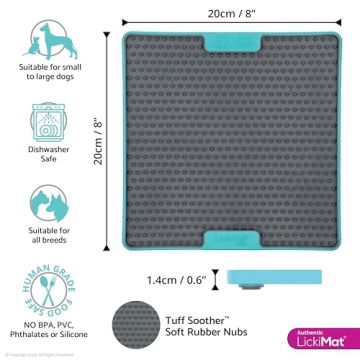 LickiMat Tuff Soothing Dog Slow Feeder for Calm Moments