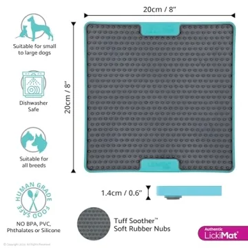 LickiMat Tuff Soothing Dog Slow Feeder for Calm Moments