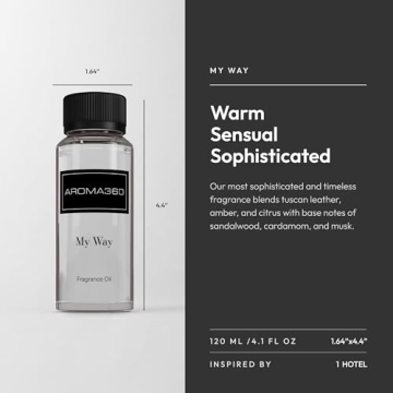 Luxury Aroma360 My Way Fragrance Oil Leather Sandalwood Amber