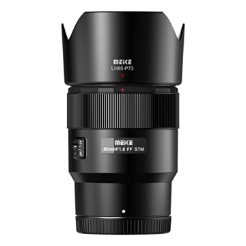Meike 85mm F1.8 Auto Focus Medium Telephoto STM Stepping Motor Full Frame Portrait Lens Compatible w...