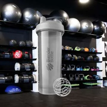 BlenderBottle Shaker Bottle Pro Series Perfect for Protein Shakes and Pre Workout, 32-Ounce, Pebble ...