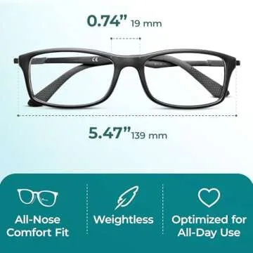 Prospek Blue Light Glasses - Stylish Anti-Glare Comfort for All