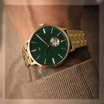 MVMT Legacy Slim Automatic Men's Emerald Green Watch