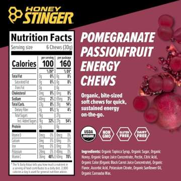 Honey Stinger Organic Energy Chews for Quick Boost