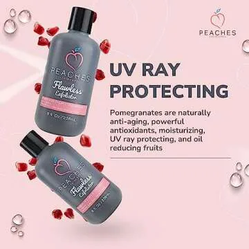 Gentle Vegan Exfoliating Face Scrub - Peaches Skincare