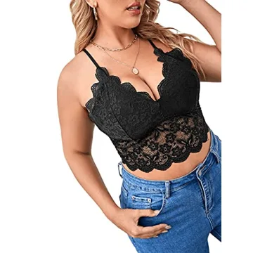 Sexy Plus Size Lace Bralette for Everyday Comfort