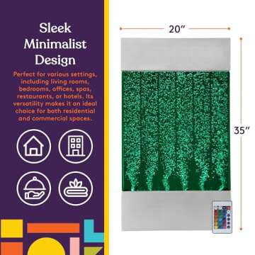 Vibrant LED Bubble Wall Sensory Decor Lighting for All