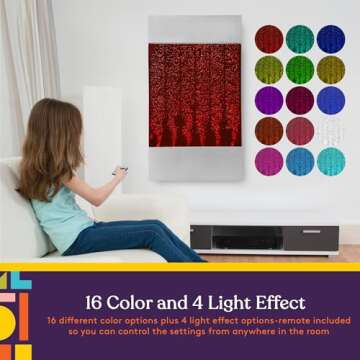 Vibrant LED Bubble Wall Sensory Decor Lighting for All