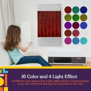 Vibrant LED Bubble Wall Sensory Decor Lighting for All