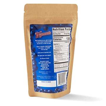 Wyman's Wild Blueberry Powder & Dried Wild Blueberries Bundle | 100% Wild Blueberries | Antioxidant Activity | Great for Smoothies, Baking, Snacking | Resealable Bag (8oz & 4.5oz, Pack of 2)