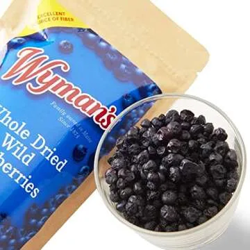 Wyman's Wild Blueberry Powder & Dried Wild Blueberries Bundle | 100% Wild Blueberries | Antioxidant Activity | Great for Smoothies, Baking, Snacking | Resealable Bag (8oz & 4.5oz, Pack of 2)