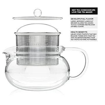 Teabloom Kyoto 2-in-1 Glass Teapot and Kettle