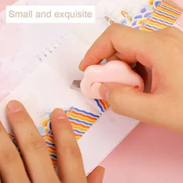 6 Pcs Mini Utility Knives, Retractable Letter Opener Envelope Slitters Portable Paper Cutter (Pink/Blue/White)