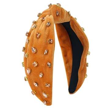 FEDANS Women Knotted Jeweled Headband Embellished Top Hairband ladies Twist Bohemian Hair accessorie...