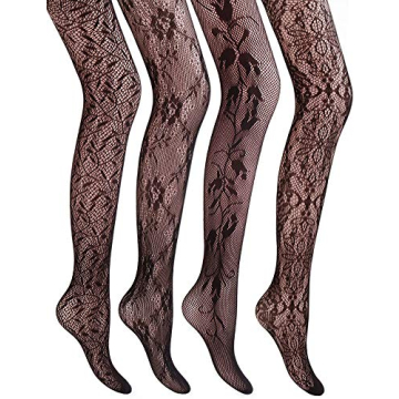 Elevate Your Look with VERO MONTE 4 Pairs of Stylish Fishnet Tights