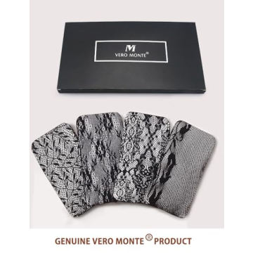 VERO MONTE Women Fishnet Tights - 4 Styles in 1 Pack