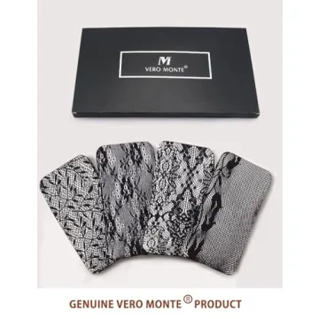 VERO MONTE Women Fishnet Tights - 4 Styles in 1 Pack