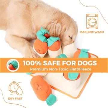 Interactive Treat Puzzle Mat for Small and Medium Dogs