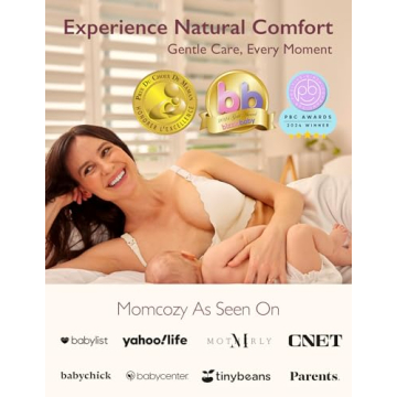 Momcozy Nursing Bra - Seamless, Wireless Comfort for Moms