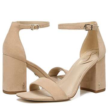 Sam Edelman Women's Daniella Sandal, Oatmeal Suede, 8 M US