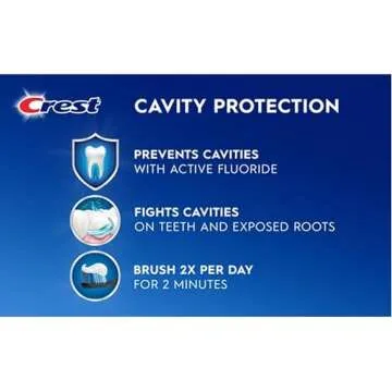 Crest Baking Soda & Peroxide Whitening Toothpaste with Tartar Protection, Fresh Mint 4.2 oz (119) - Pack of 2