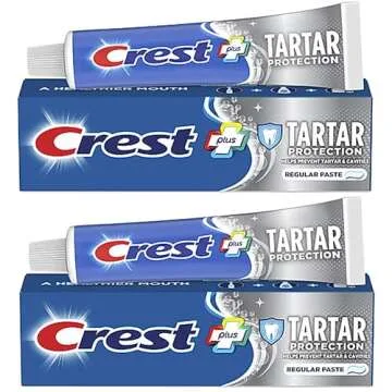 Crest Baking Soda & Peroxide Whitening Toothpaste with Tartar Protection, Fresh Mint 4.2 oz (119) - Pack of 2