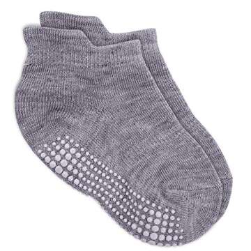Duufin 16 Pairs Non Skid Toddler Socks Ankle Toddler Grip Socks Kid Gripper Socks for Toddler Boys G...