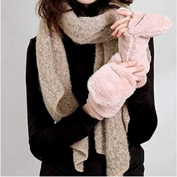 Orityle Eilova Fluffy Winter Gloves for Men and Women