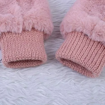 Orityle Eilova Fluffy Winter Gloves for Men and Women