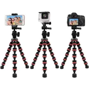 Linkcool Flexible Octopus Tripod with Remote for Smartphones