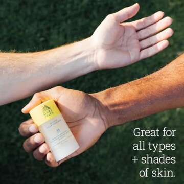 Oars + Alps Go Stick Clear SPF 35 Face Sunscreen, Easter Basket Stuffer, Skin Care Infused with Vitamin E and Antioxidants, Water and Sweat Resistant, TSA Friendly, 1.7 Oz, 1 Pack