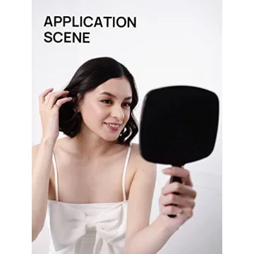 OMIRO Hand Mirror - Portable and Stylish 6.3" x 9.6"