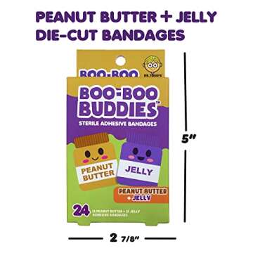Boo Boo Buddies Fun Kids Adhesive Bandages 24 Pcs