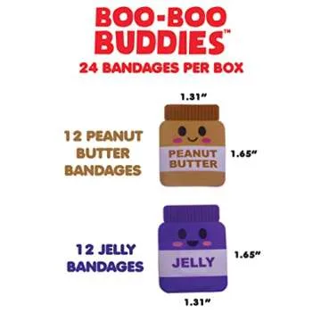 Boo Boo Buddies Fun Kids Adhesive Bandages 24 Pcs