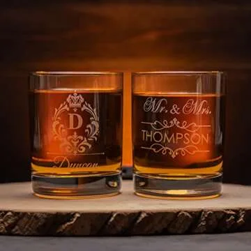 Personalized Whiskey Glass – Custom Engraved Gifts for Him