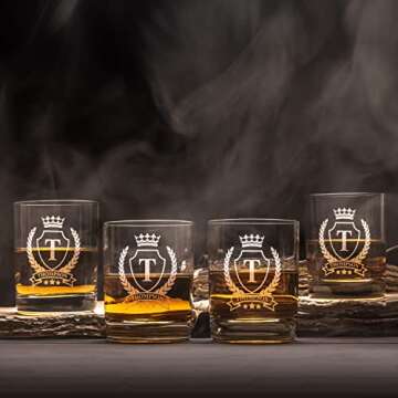 Personalized Whiskey Glass – Custom Engraved Gifts for Him