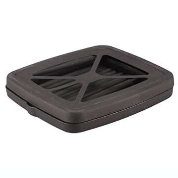 Trenton Gifts Portable Expandable Trash Bag Holder | Black