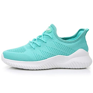 QAUPPE Women's Memory Foam Tennis Shoes Lightweight Comfortable Casual Mesh Slip On Athletic Walking...