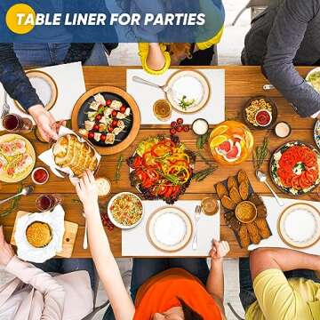 White Wrapping Paper Craft Paper Kraft Paper Roll 15" x 450", Bulletin Board Paper, Arts & Crafts, Gift Wrapping Packing Painting Drawing Paint Easel Poster Chart Decorative Paper, Kids Art Supplies