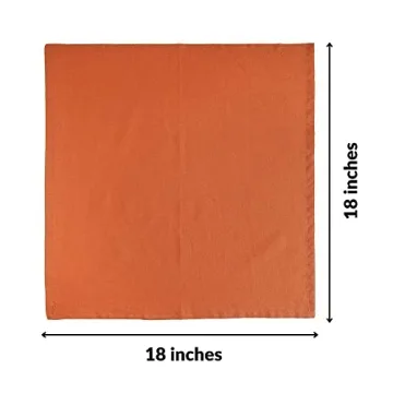Elegant Fingercraft Cloth Napkins 12 Pack, Eco-Friendly Design