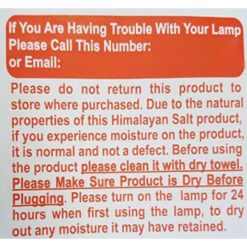 Himalayan Glow Salt Lamp with Dimmer Switch 5-7 lbs