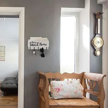 FIPUTE Key Holder and Entryway Organizer Shelf