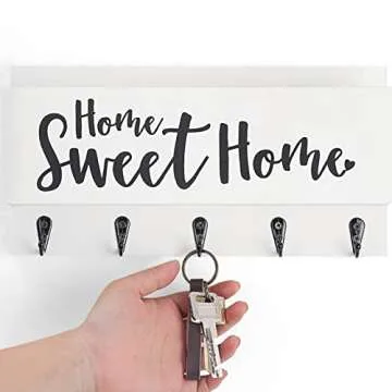 FIPUTE Key Holder and Entryway Organizer Shelf