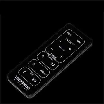 YONGNUO YN300-II 300 LED Camera/Video Light with Remote for Canon, Nikon, Samsung, Olympus, JVC, Pentax Cameras and camcorders, 3200-5500K Adjustable Color Temperature