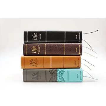 NIV Life Application Study Bible, Personal Size, Leathersoft