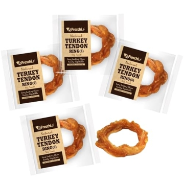 Afreschi Turkey Tendon Dog Treats, 100% Natural Chews